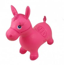 Детский прыгун-лошадка METR+ MS 0373 резиновый (Розовый)