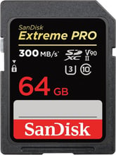 SanDisk 64GB SDXC class 10 UHS-II U3 V90 Extreme Pro (SDSDXDK-064G-GN4IN)