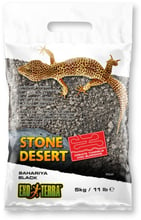 Субстрат пустынный с глиной Exo Terra Bahariya Black Stone Desert чёрный 5 кг (015561231473)