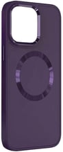 TPU Case Bonbon Metal Style with MagSafe Dark Purple for iPhone 15