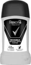Rexona Men Motion Sense Invisible on Black+White clothes антиперспирант-стик 50 ml