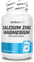 BioTechUSA Calcium Zinc Magnesium 100 tabs / 50 servings