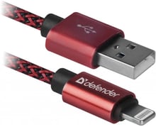 Defender PRO USB Cable to Lightning 1m Red (87807)