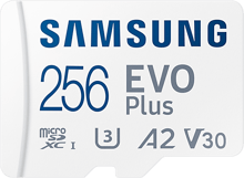 Samsung 256GB microSDXC Class 10 UHS-I U3 Evo Plus + adapter (MB-MC256KA/EU)