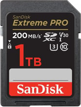 SanDisk 1TB SDXC Class 10 UHS-I U3 V30 Extreme Pro (SDSDXXD-1T00-GN4IN)