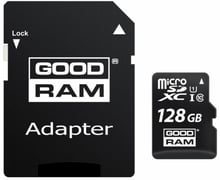 GOODRAM 128GB microSDXC Class 10 UHS-I U1 + adapter (M1AA-1280R12)