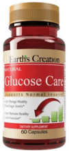 Earth‘s Creation Glucose Care Комплекс для поддержки уровня глюкозы в крови 60 капсул