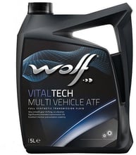 Трансмиссионное масло WOLF VITALTECH MULTI VEHICLE ATF 5л