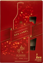Виски Johnnie Walker «Red label» 0.7 л, with box + 2 стакана