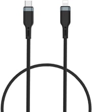 WIWU Cable USB-C to Lightning Platinum Charger 1.2m Black (PT04)