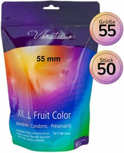 Презервативы Amor Vibratissimo XX... L Fruit Color, 55 мм, 50 шт.