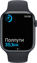 Apple Watch Series 7 41mm GPS Midnight Aluminum Case With Midnight Sport Band (MKMX3) Approved