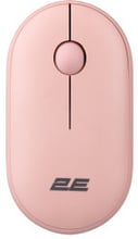 2E MF300 Silent Wireless/Bluetooth Mallow Pink (2E-MF300WPN)
