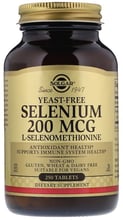 Solgar Selenium, Yeast-Free Солгар Селен без дрожжей, 200 мкг, 250 таблеток
