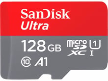 SanDisk 128GB microSDXC class 10 UHS-I A1 Ultra (SDSQUA4-128G-GN6MN)