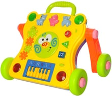 Детская каталка-ходунки METR+ 668-50-58 С музыкой и световыми эффектами (Желтый)
