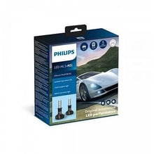 Светодиодная автолампа Philips H3 Ultinon Pro9100 +350% X2 12/24V 20W (11336U91X2)
