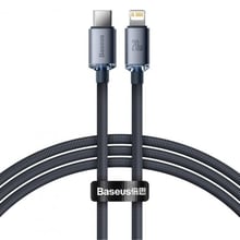 Baseus Cable USB-C to Lightning Crystal Shine 20W 1.2m Black (CAJY000201)