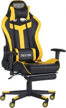 Кресло AMF VR Racer Dexter Rumble черный/желтый (546945)
