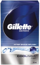 Gillette Series Cool Wave After Shave Splash 50 ml Лосьон после бритья