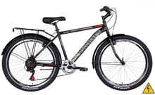 Электровелосипед 26" Discovery RANGER 350Вт 36В 8.8Ач 2021 черно-оранжевый (ELB-DIS-26-004)