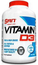 SAN Vitamin D3 1000 IU Витамин Д3 360 капсул