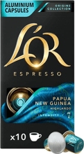 Кофе L’OR Espresso Papua New Guinea натуральный жареный молотый в капсулах 10 шт (8711000360620)