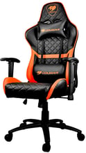 Кресло Cougar черное с оранжевым Armor One