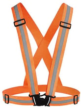 Светоотражающий пояс-жилет для велосипедистов UFT Refcoat Orange