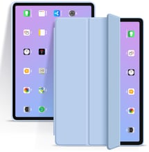 BeCover Case Book Soft TPU Tri Fold Light Blue (706723) for iPad mini 6 2021