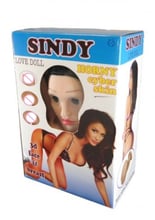 Надувная кукла SINDY 3D с вставкой из киберкожи и вибростимуляцией, BS2600020