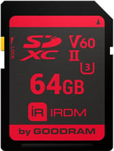 GOODRAM 128GB IRDM SDXC V60 UHS-II U3 (IR-S6B0-1280R11)