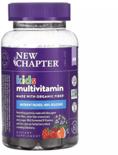 New Chapter Kid's Multivitamin Мультивитамины для детей ягодно-цитрусовый вкус 60 жевательных конфет