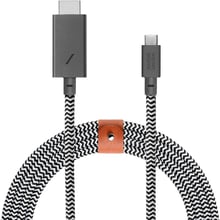 Native Union Cable USB-C to HDMI Belt 3m Zebra (BELT-C-HDMI-ZEB-3)