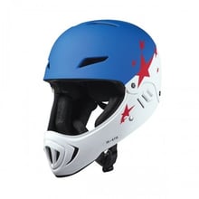 Шлем защитный гоночный Micro бело-голубой, 48–53 cm, S (AC2132BX)