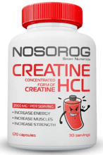 Nosorog Nutrition Creatine HCL 120 capsules / 40 servings
