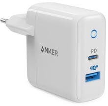 ANKER USB Wall ChargerPowerPort PD+ 2 33W 1xUSB-C PD + USB PIQ 2.0 White (A2626GD1/A2626LD1)