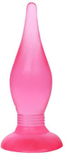 Анальная пробка на присоске Butt plug, BI-017006 Pink