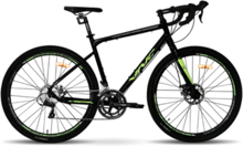 Велосипед VNC 2023' 28" PrimeRacer A5 SH V51A5-2853-BL 21"/53см (3975) black (shiny)/lime (matt)