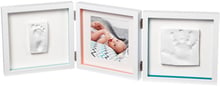 Потрійна рамка Baby Art Біла зі смужками (3601095400)