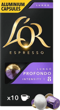 Кофе L’OR Lungo Profondo натуральный жареный молотый в капсулах 10 шт (8711000360569)