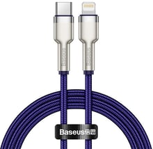 Baseus Cable USB-C to Lightning PD Cafule Metal 20W 1m Purple (CATLJK-A05)