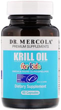 Dr. Mercola Kids' Krill Oil 60 Caps Масло криля для детей