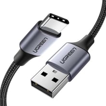 Ugreen Aluminum Braid USB Cable to USB-C 1m Black (60126)
