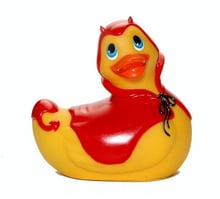 Вібромасажер I Rub My Duckie - Red Devil (BIG)