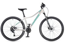 Велосипед AUTHOR (2023) Pegas ASL 27.5", рама 14", белый (зеленый)/серебристый (2023166)