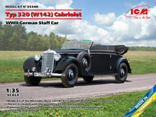 Модель ICM Typ 320 кабриолет, немецкий штабной автомобиль времен Второй мировой войны (ICM35540)