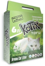Наповнювач Kotix Tofu Green Tea для котів 6 л