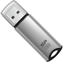 Silicon Power 128GB Marvel M02 USB 3.2 Aluminum Silver (SP128GBUF3M02V1S)