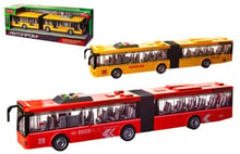Автобус гармошка Автопром 1:16 2 кольори зі світловими та звуковими ефектами (7950AB)